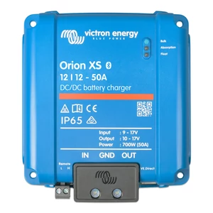 Victron Energy Orion XS Smart 12/12 50A 12V 50A DC-DC akkumulátortöltő - nem izolált