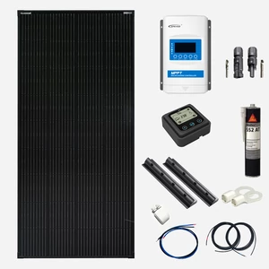 Standard lakóautó rendszer - 170 watt (FEKETE) Standard lakóautó rendszer - 170 watt (FEKETE)