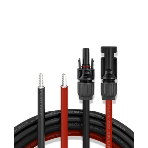 Napelem kábel MC4 csatlakozóval - 4mm² 5 méter