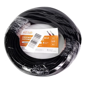 Napelem kábel fekete - 6mm² - 50m