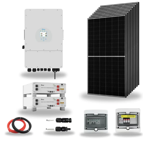 6kW Deye Hybrid üzemű napelem rendszer - 3 fázis
