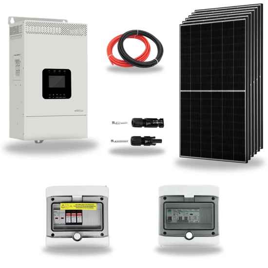 3,5kW Epever Hibrid üzemű napelem rendszer - 1 fázis