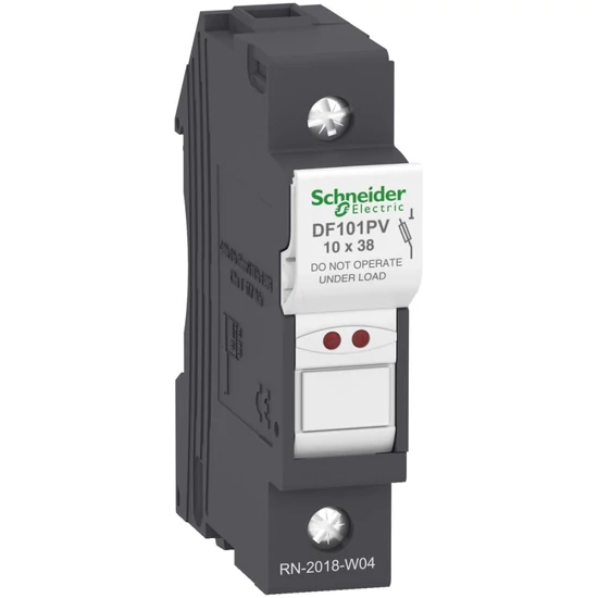 Schneider - 10X38 biztosíték tartó 1P 1000VDC IP20