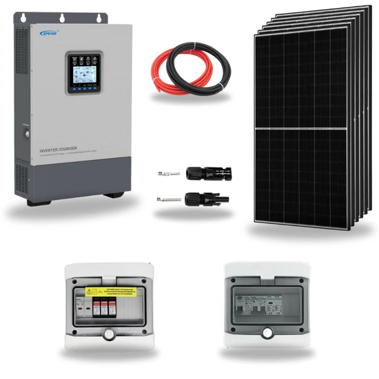 3,5kW Epever Hibrid üzemű napelem rendszer - 1 fázis
