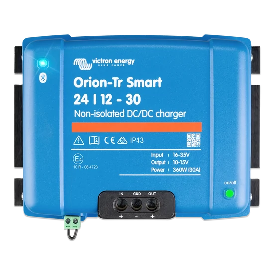 Victron Energy Orion-Tr Smart 24/12-30A 24V 30A DC-DC akkumulátortöltő - nem izolált