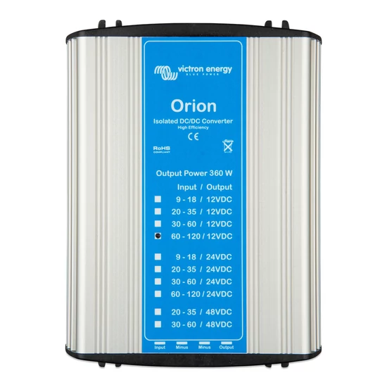  Victron Energy Orion 110/12-30A (360W) izolált DC-DC átalakító