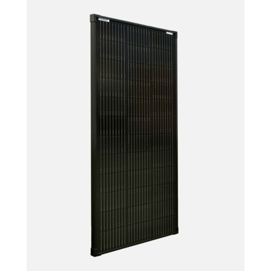 100W 12V Monokristályos napelem panel (fekete)