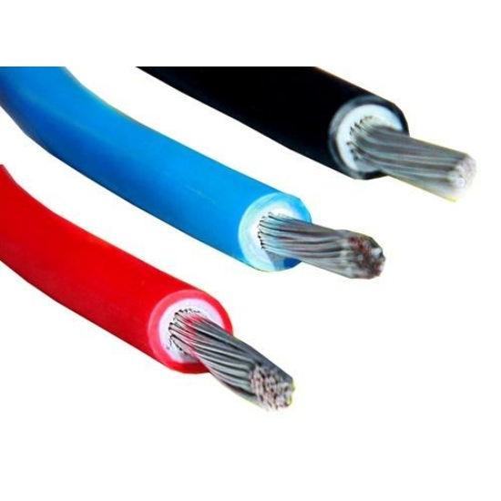 Napelem kábel - folyóméteres - többféle színben - 6 mm²