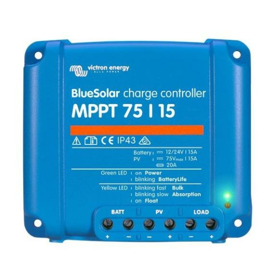 Victron Energy BLUE SOLAR MPPT napelem töltésvezérlő - 75/15