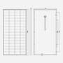 Kép 4/5 - 230W 12V HPBC Monokristályos napelem panel