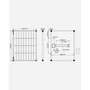 Kép 6/6 - 50W 12V Polykristályos napelem panel